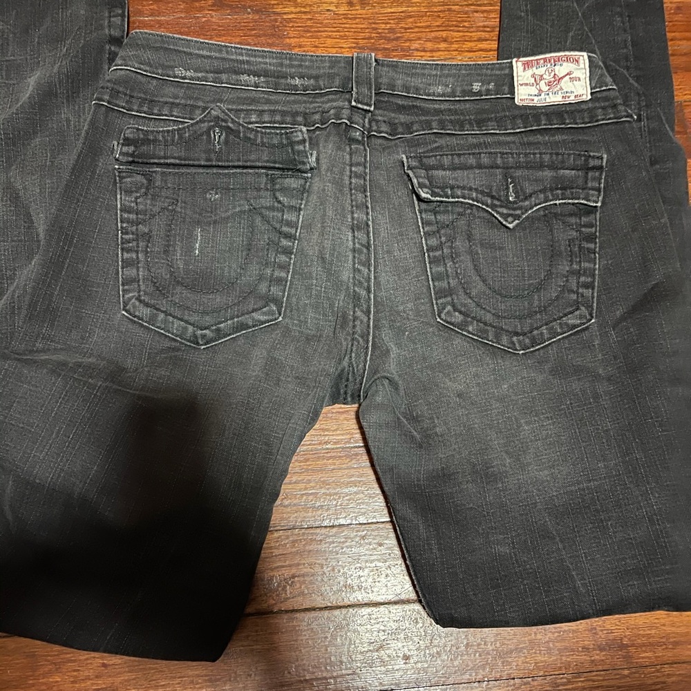 Women’s Julie True Religion skinny black jeans 32